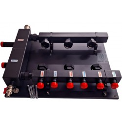 Hydraulikweiche-Verteiler-Kollektorsatz 3 Abschnitte – ohne Ventile/Anschlüsse