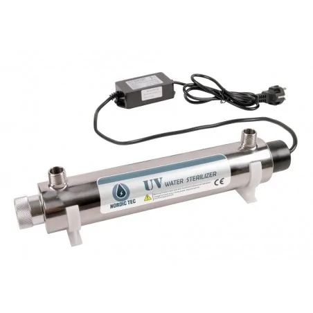 UV-Wasserfilter Nordic Tec mit PHILIPS UVC 30W 8GPM 3/4