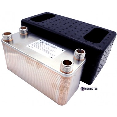 Wärmetauscher mit 60 Platten DN50 NT Ba-115-60 2" isolierung