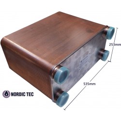 PLATTENWÄRMETAUSCHER NORDIC tec Ba-115-100 2" 3500 kW 2