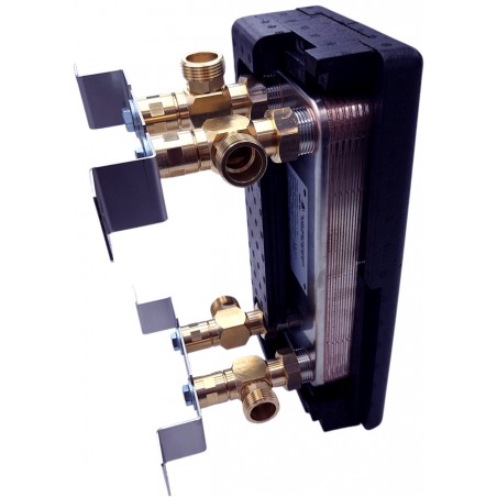 Plattenwärmetauscher für Heizkessel gasheizung Nordic Tec Set Ba-32-20