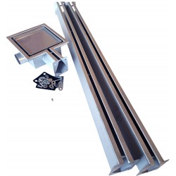 Garagen-Entwässerungsrinne Nordic Tec 2m R 2