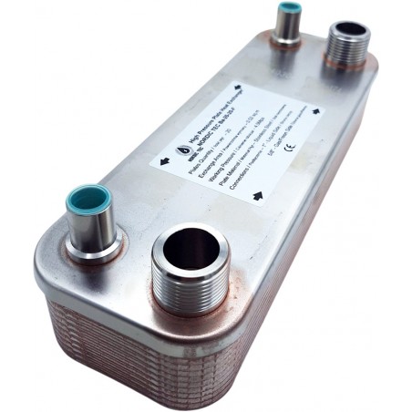 wärmetauscher kältemittel wasser Nordic Tec Ba-26-20-F DE9