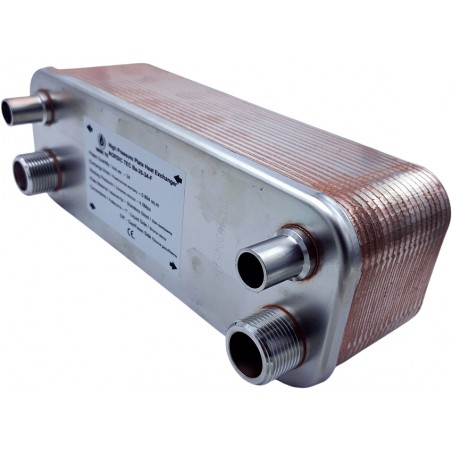 plattenwärmetauscher kältemittel wasser Nordic Tec Ba-26-34-F