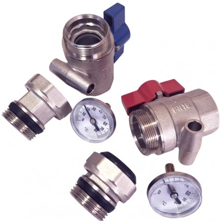 Temperaturventil Nordic Tec komplett 1 Zoll de9