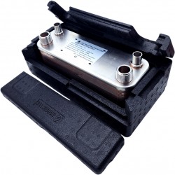 plattenwärmetauscher kältemittel wasser Nordic Tec Ba-26-34-F 2