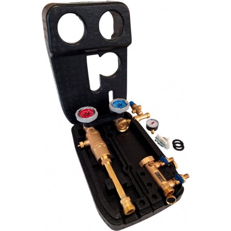 Solarstation ohne Pumpe zweistrang Nordic Tec DE9