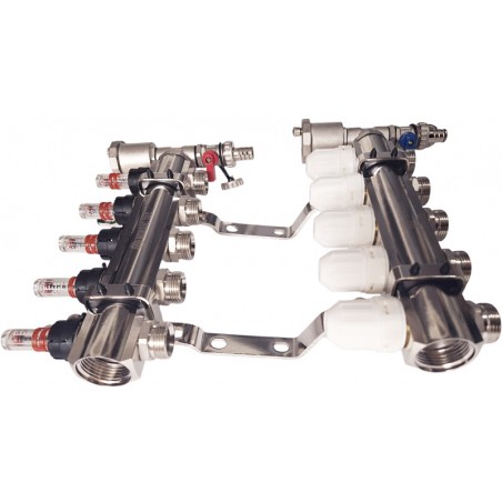 heizkreisverteiler 5 heizkreise Nordic Tec DE9