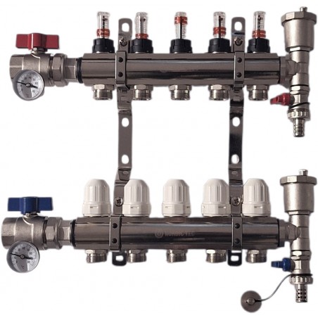 heizkreisverteiler 5 fach Nordic Tec VOLL DE9