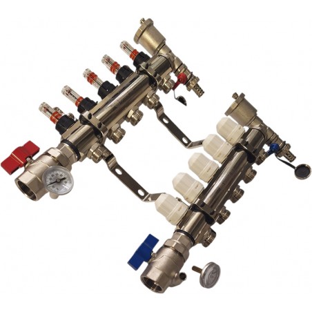 ausgestattet Heizungsverteiler 5 Fach Nordic Tec AT9