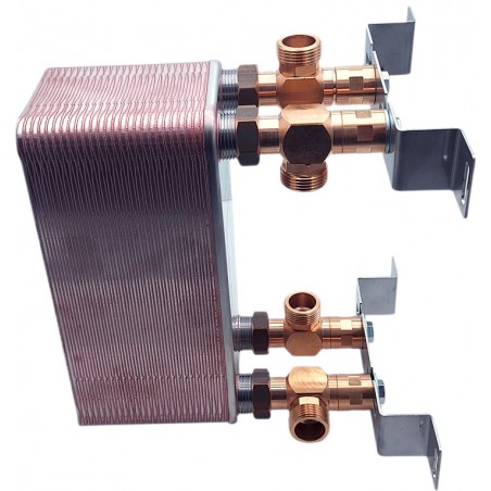 Plattenwärmetauscher mir Halter NORDIC Ba-32-50