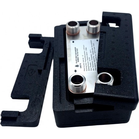 gegenstrom plattenwärmetauscher Nordic Tec Ba-16-22 mit Isolierung