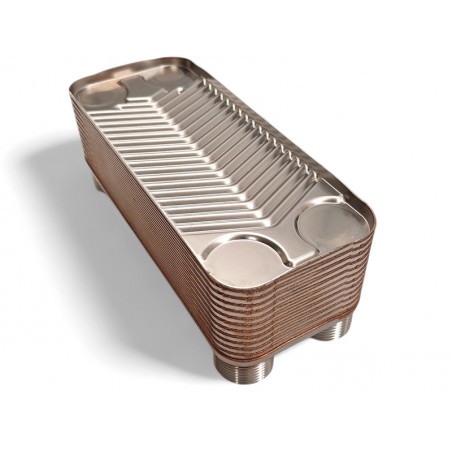 Plattenwärmetauscher NORDIC Ba-16-24 1" 100kW