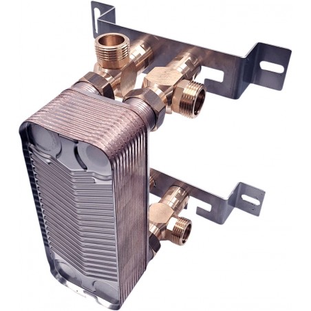 Plattenwärmetauscher NORDIC Ba-16-22 1" 100kW