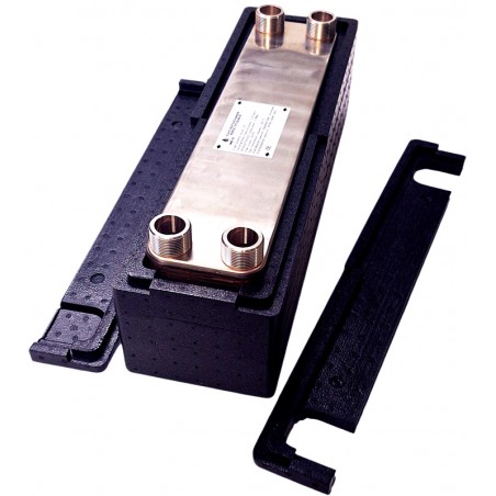 PLATTENWÄRMETAUSCHER 100 kW mit Isolierung Nordic Tec Ba-60-50 DE6