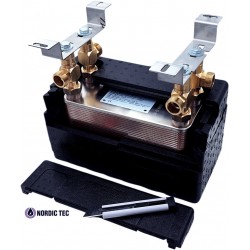 edelstahl plattenwärmetauscher wärmepumpe Nordic Tec Ba-32-60 DE6 2