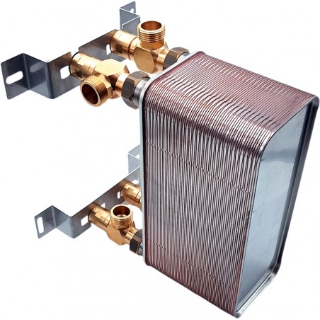 Wärmetauscher mit Montagehaltern Nordic Tec Ba-32-60 DE6