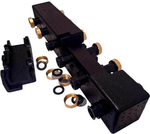 verteilerbalken heizung für Pumpengruppen Nordic Tec 3-6