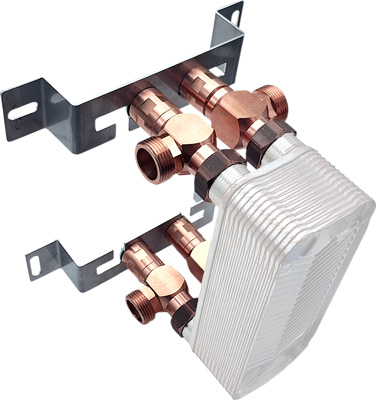 Aussehen des Befestigungssatzes für den Wärmetauscher 1 Zoll