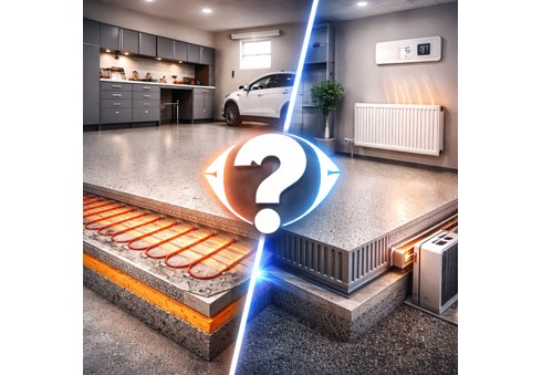 Fußbodenheizung in der Garage – macht das Sinn?