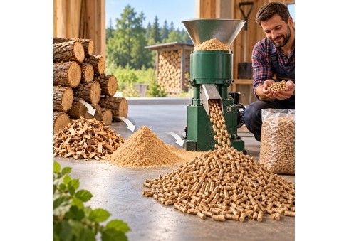 Pelletproduktion - wie läuft sie ab und kann man das selbst machen?