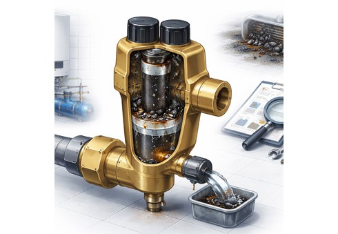 Schlammabscheider für Gasheizung – Analyse der Lösung